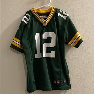 Nike Green and Yellow Jersey with Number 12